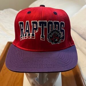 adidas Raptors Red and Purple Snapback Hat
